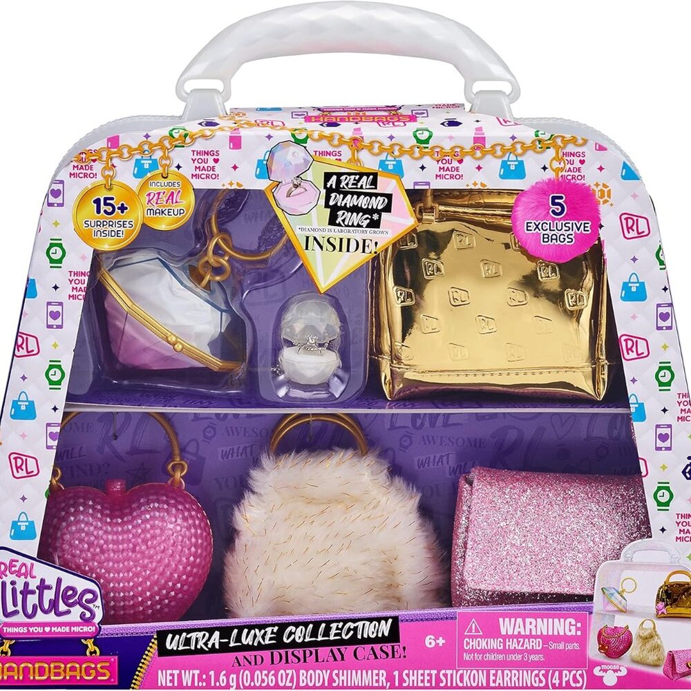 REAL LITTLES | Collectible Micro Handbag Collection | 5 Exclusive Bags | Plus 17